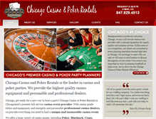 Tablet Screenshot of chicagopokerparty.com
